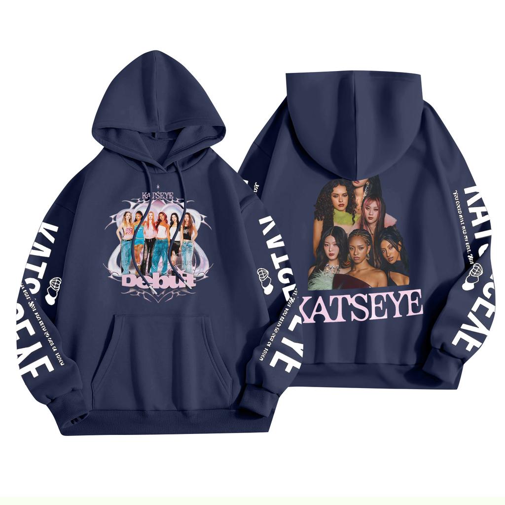 Unisex Fashion Lightweight Long Sleeve Pullover With Pockets Printed Hoodie