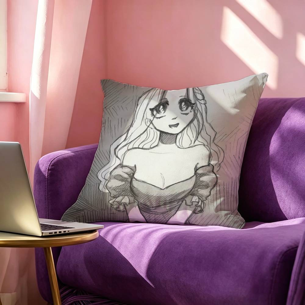 Game SSlay The PPrincess Anime Pillow Case Square DoubleSided Sofa Cushion Cover Bedroom Bedside Pillow