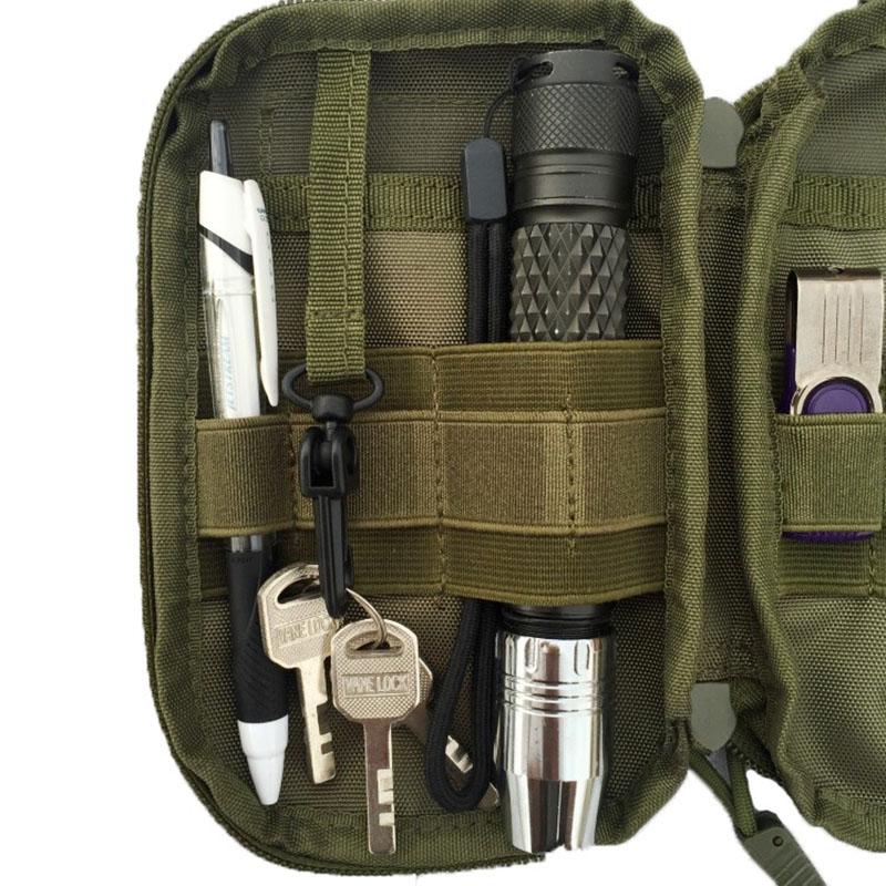 EDC Molle Pouch Portable Small Medical Waist Pack Outdoor First Aid Bag Phone Case Holder Camping Hunting Accessories