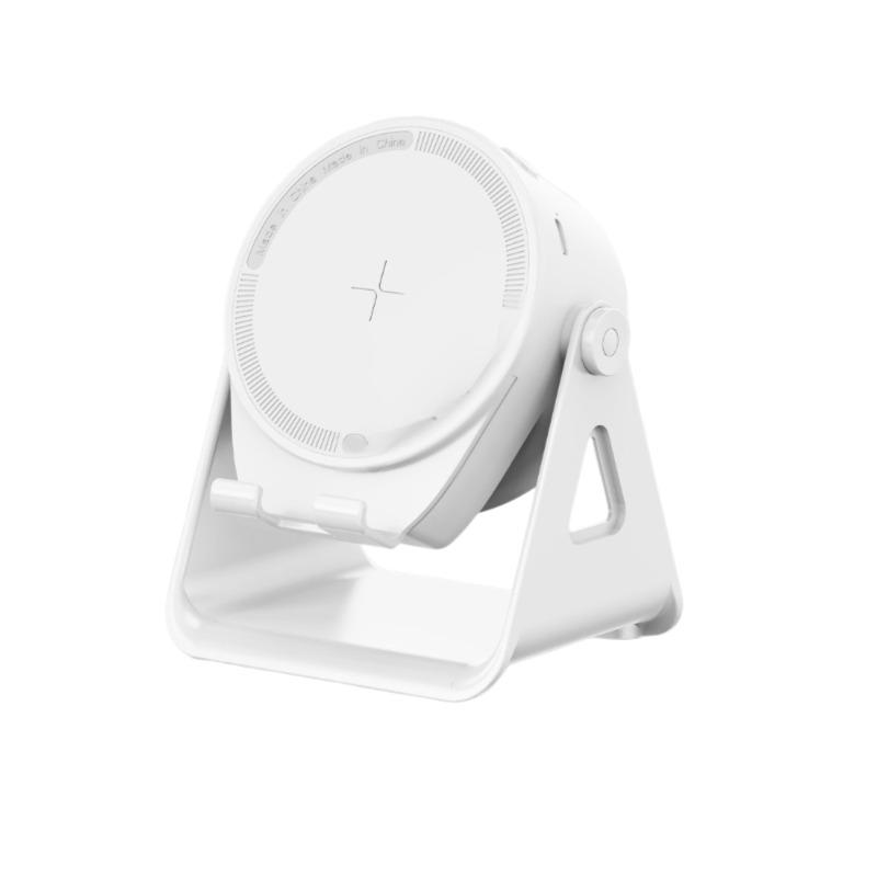 Smart Speaker Cell Phone Holder Bluetooth V5.3 Induction Stand Speaker Adjustable Desktop Live Lazy Bracket