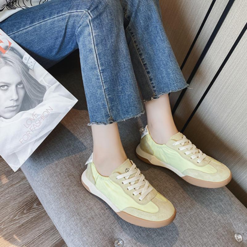 Summer Genuine Leather Casual Sports Forrest Gump Shoes White Shoes Women's German Training Shoes