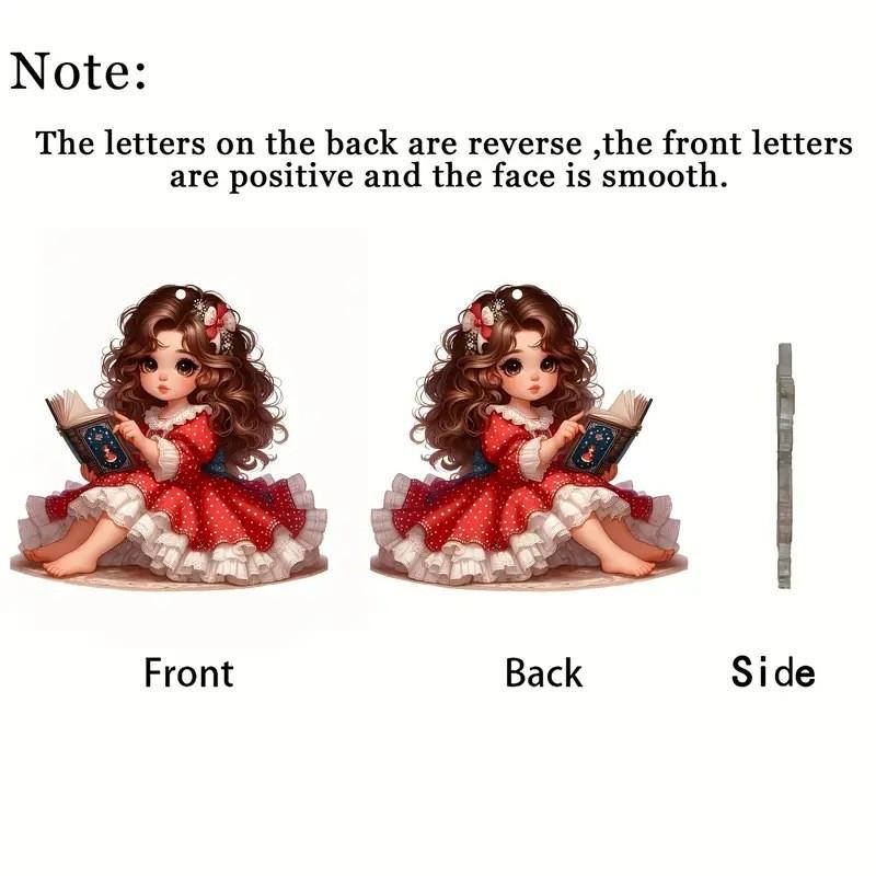 Car Playful Acrylic Hanging Decoration Featuring Bright Cartoon Design For Style Vehicle