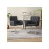 Ensemble de chaises - MUVOE - Lot de 4 - Similicuir noir - Design moderne - Ergonomique