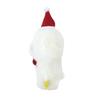 Sun Lemon Fluffy Tatton Santa Dog White S 14x18x7cm Plush Animal P-8402