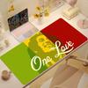 BBob Marley One Love Mouse Pad Nonslip Thickened MousePad Large Writing Lockedge Office Student Gaming Cushion