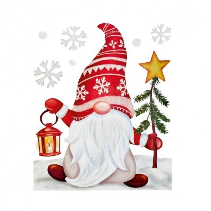 Premier Gonk Christmas Window Sticker