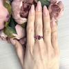 Серебряное кольцо с натуральным рубином 2.732ct, вес изделия 3,03 гр (2065326)