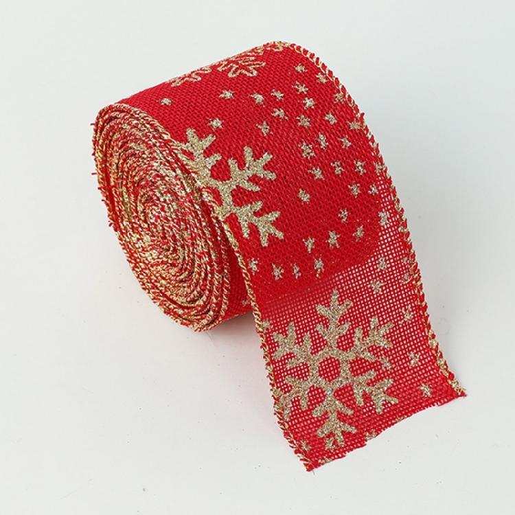 Gift Wrapping Ribbon Wired Edge Ribbon for Wreaths Bows Christmas Decor DIY