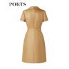 Ports Women's V-Neck Short Sleeve Dress LD8D248PWP061
