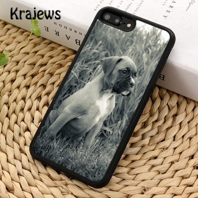 Krajews Boxer Dog Cute Funny Phone Case Cover For iPhone 14 5 SE 6s 7 8 plus XR XS 11 12 13 pro max Samsung Galaxy S21 S22ultra