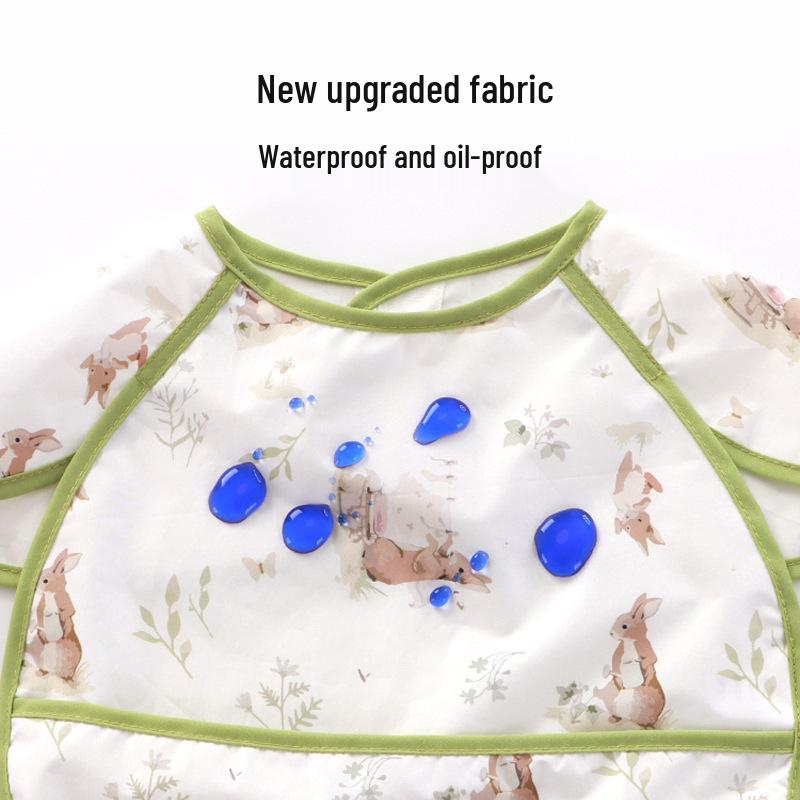 Waterproof Baby Bib: Anti-Stain and Anti-Drool Smock for Newborns and Toddlers