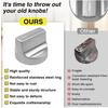 Zinc Alloy Gas Stove Control Handle Replacement Part Easy Installtion Repairing Knob Suitable for Various Models