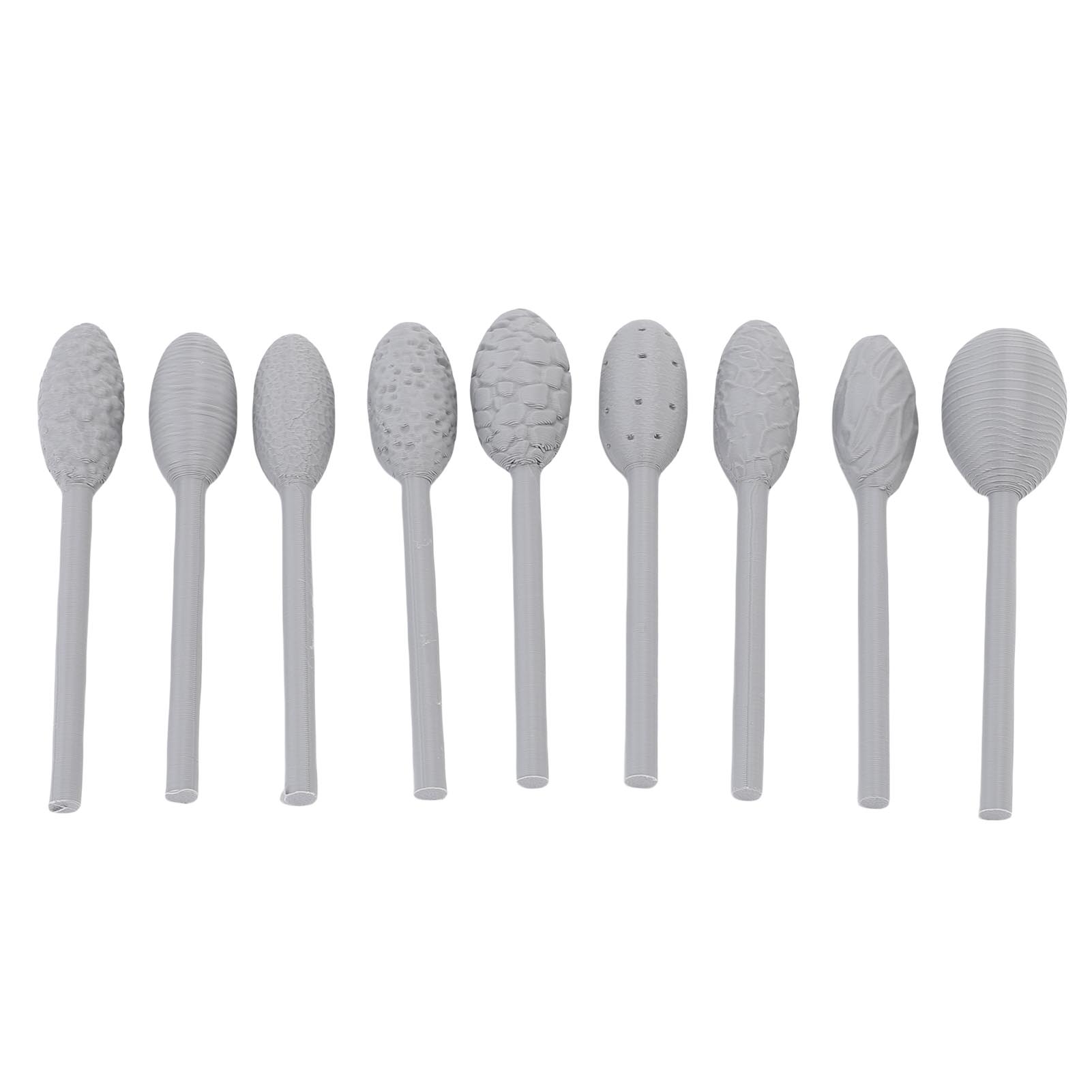 

9PCS Clay Art Texture Tools Set Plastic DIY Clay Sculpting Modeling Pattern Roller Sticks for Art Projects Pottery