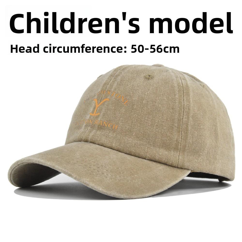 Stone Yellow Letter Embroidery Baseball Cap Sun Protection Breathable Gift Hat