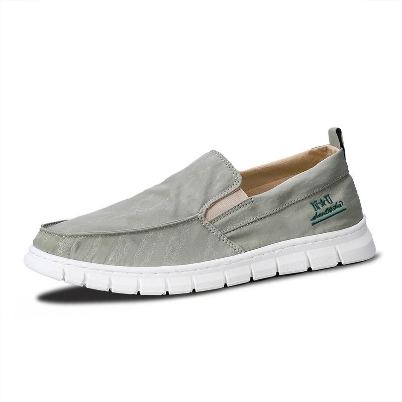 New Spring Men's Shoes Flat-soled Casual Lazy Shoes Korean Style Fashion Comfortable Flat-soled Shoes