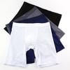 Men's Ice Silk Mesh Breathable Boxer Briefs - Anti-Chafing Four-Corner Shorts for Running