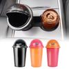 KLKC4 Car Trash Can Cute Storage Cup Dust-Proof Accessories For Focus Mondeo Fiesta Mk6 STRACING F150 Ranger Mustang Kuga Shelby