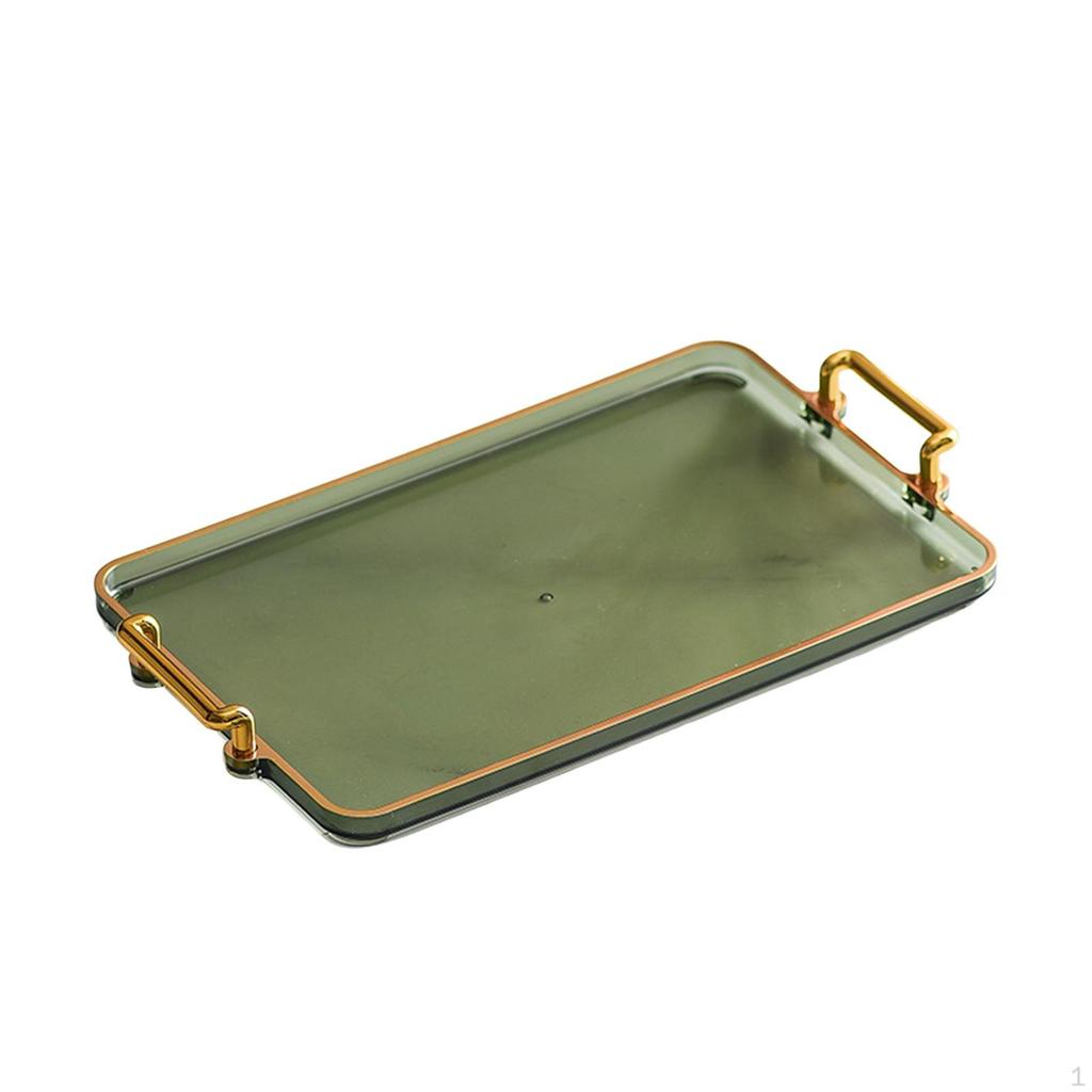 Nordic Style Farmhouse Serving Tray Food Cup with Handles Trinkets Keys Storage