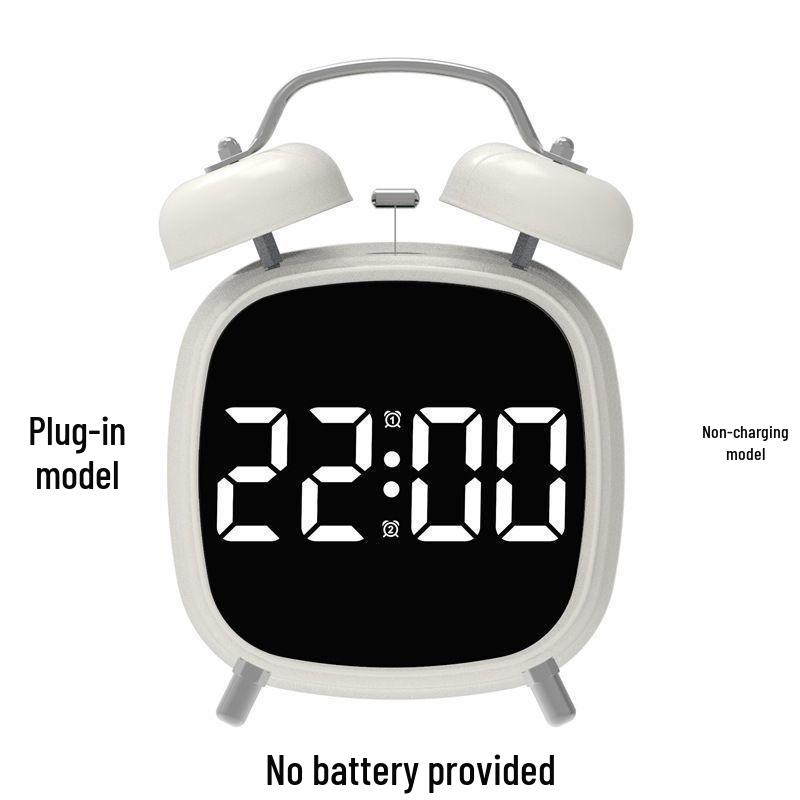 Creative GH8032 Multifunctional Large LED Metal Alarm Clock