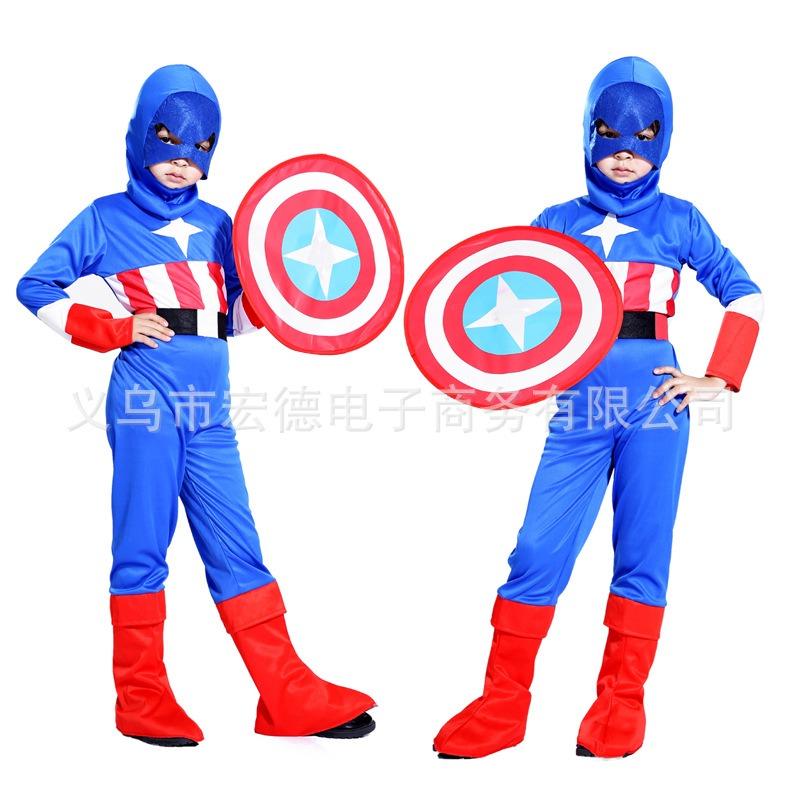 Halloween Kindertag Captain Kostüm Schild Junge Avengers Superhelden Kostüm