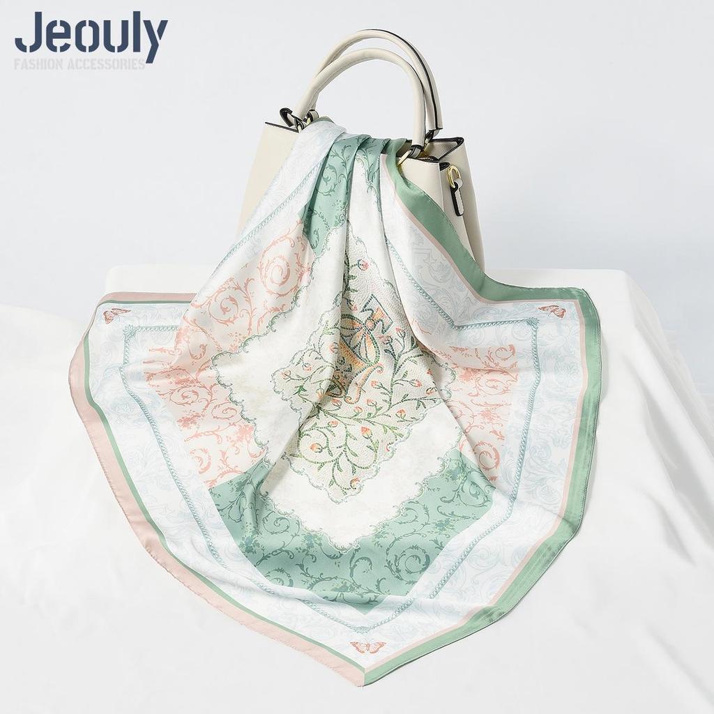 Cross-Border 70cm Silk Cashew Print Scarf - Autumn/Winter Women's Fashion Headscarf