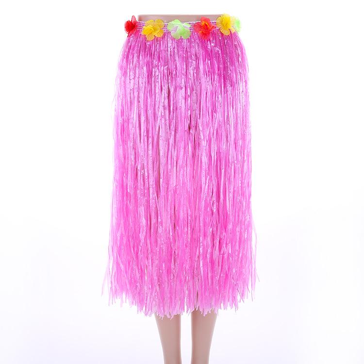 

Набор для танца хула с реквизитом для выступлений - Гавайская юбка из морских водорослей для вечеринок и мероприятий 40CM Skirt