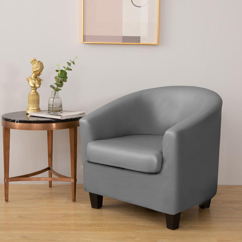 Waterproof Tub Sofa Covers Pu Leather Armchair Cover With Seat Covers Club Sofa Slipcovers for Living Room Furniture Protector