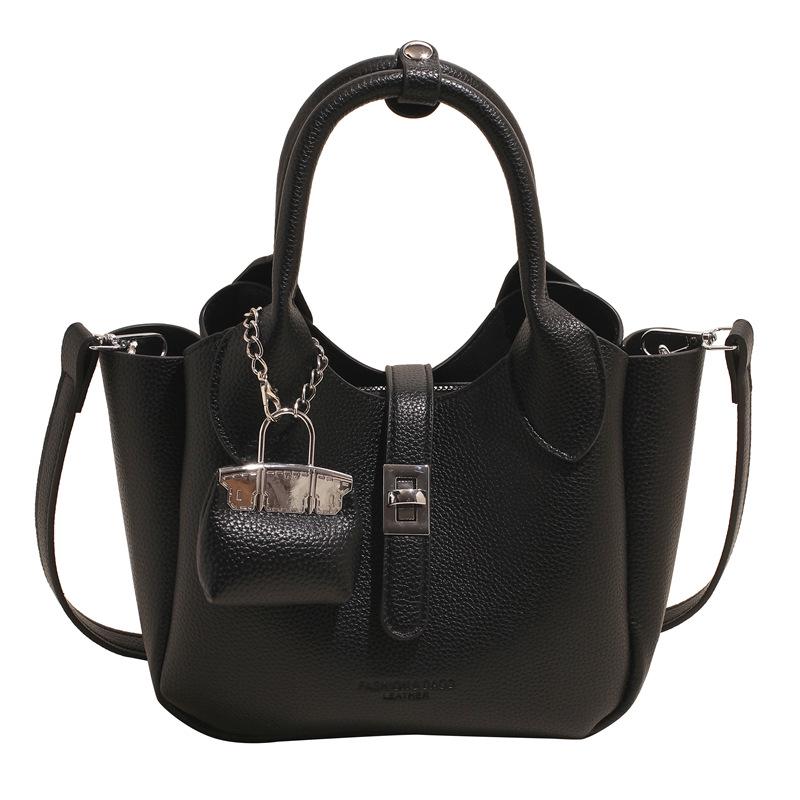 2025 Frühling/Sommer Damen Stilvolle Koreanische Bucket Bag – Vielseitige Lässige Schulter- & Umhängetasche