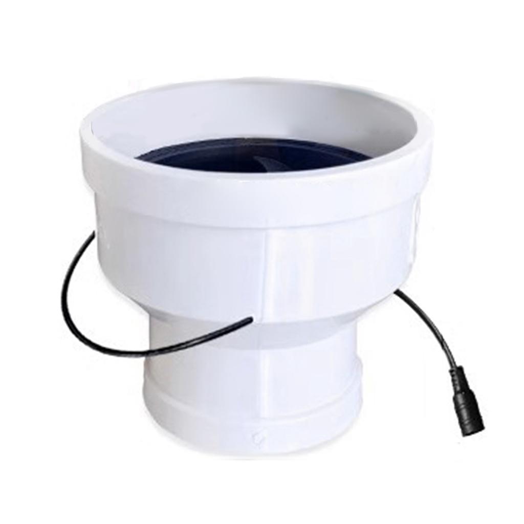 Hochgeschwindigkeits-12V Inline-Abluftventilator 75mm bis 110mm 1980RPM Kanalventilator Ohne Batterie Für Badezimmer Küche Büro Belüftung