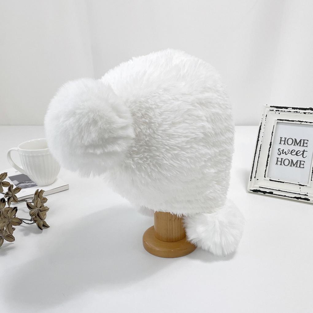 Women's and Men's Daily Fur Knit Pom Pom Beanie Hat