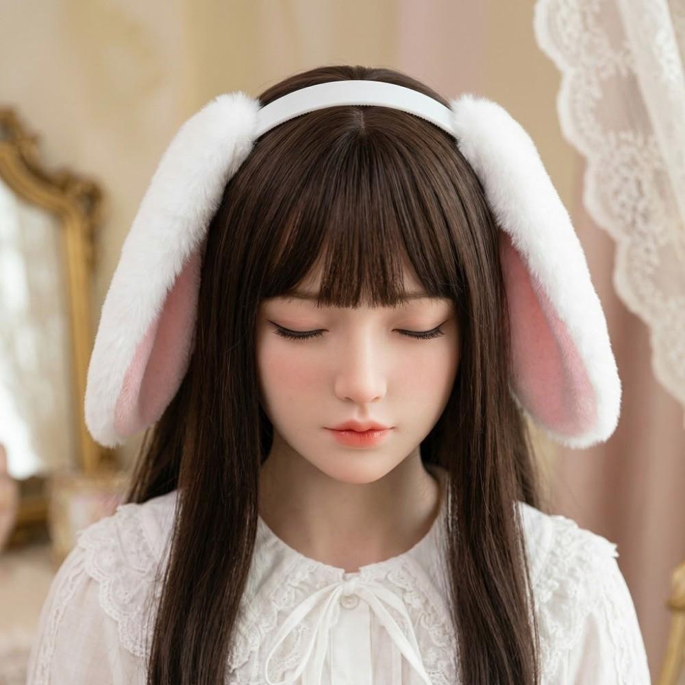 Soft Bunny Ears Headband Lop-eared Plush Headwear Elegant Easter Rabbit Hair Hoop  Events