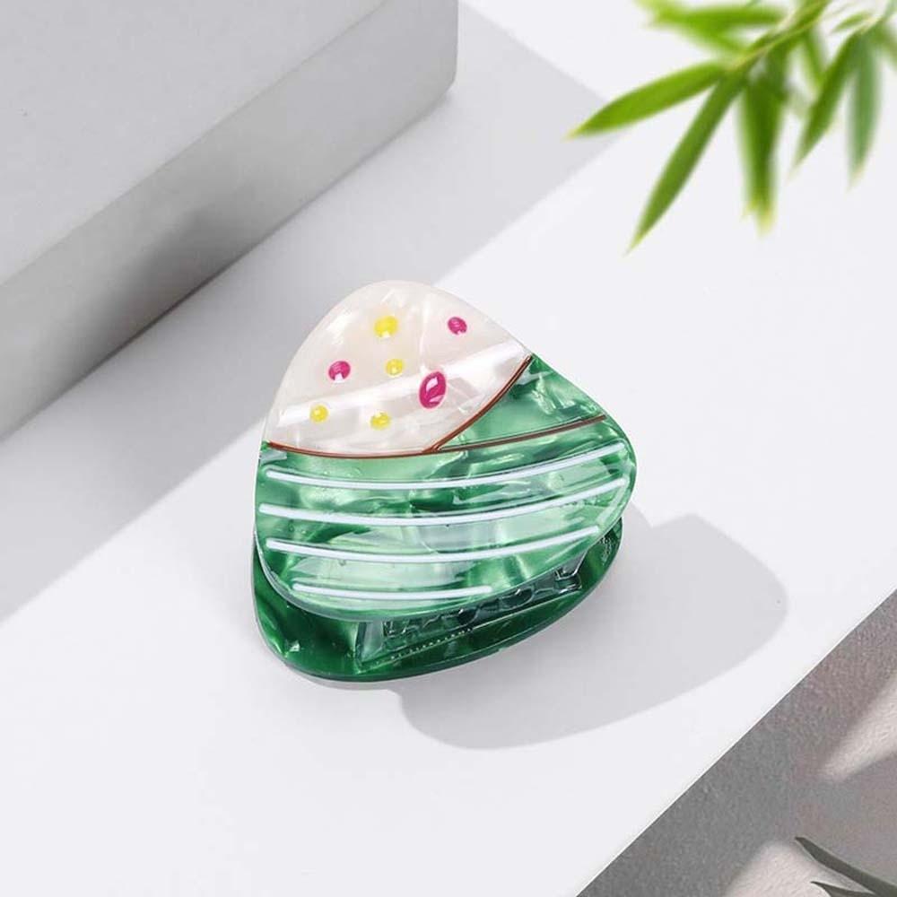 Waterproof Acetic Acid Hair Claw High-Quality Rice Dumpling Hairgrips Zongzi Shark Clip Women