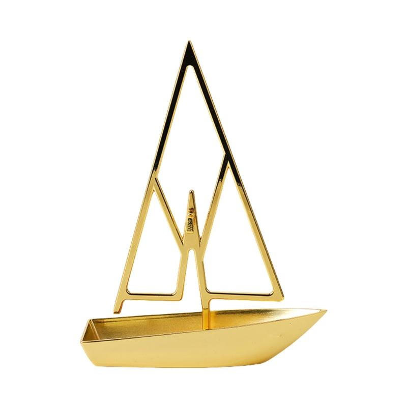 Sailing Shape Insect Coil Holder Metal Coil Incenses Burners Hanging Incenses Holder Rack for Home and Office Desktop