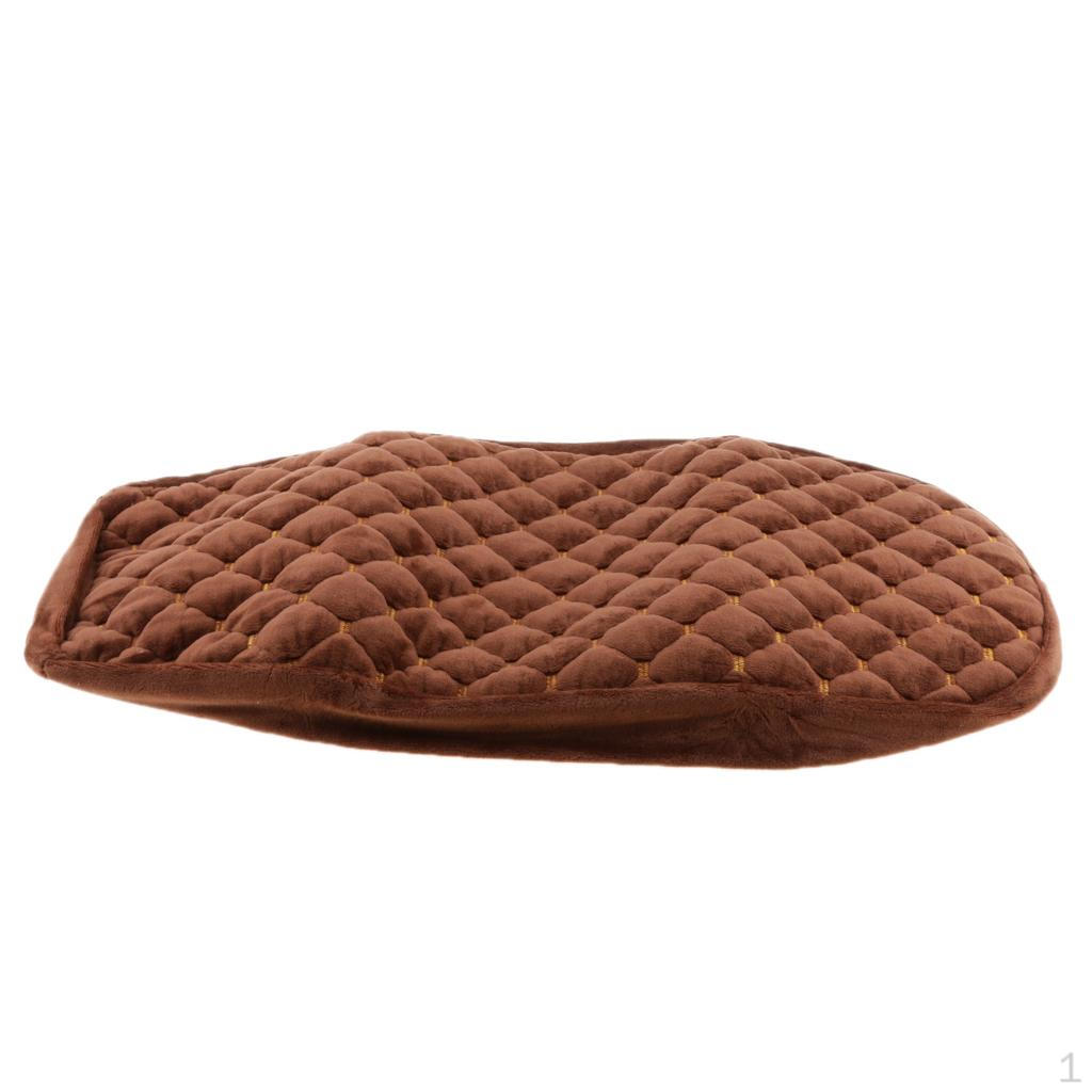 

Brown Universal Motorcycle Seat Cover Breathable Cushion L