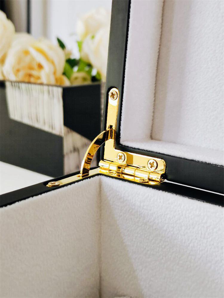 Nordic Minimalist Wooden Jewelry Box & Tissue Tray Decor for Bedroom/Living Room