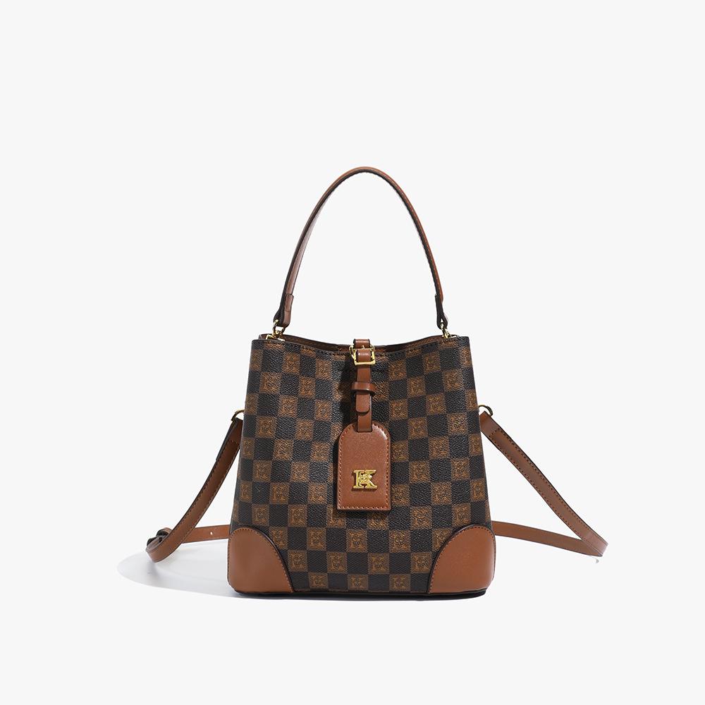High-End Women's Large Tote Bucket Bag - 2025 Trendy Crossbody & Shoulder Handbag