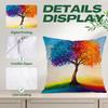 Oil Painting Sunset Forest Pillowcase Bedroom Sofa Cushion Cover 100% Polyester Living Room Cushion Pillowcase Home Decor
