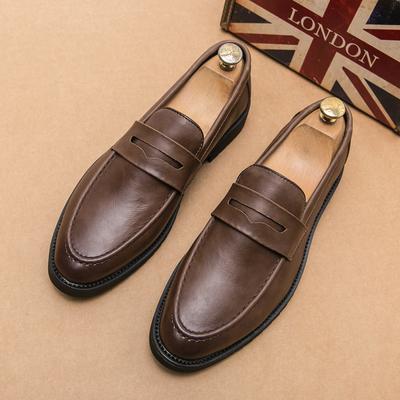 Fashion Black Men Loafers Soft Moccasins High Quality Spring Autumn Genuine Leather Shoes Men Business Office Dress Shoes Zapatos
