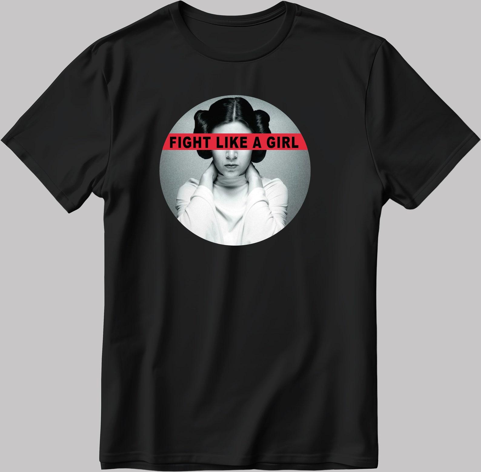 Carrie Fisher Hollywood Actress Short Sleeve White-Black Men s / Women s T-Shirt D406 S