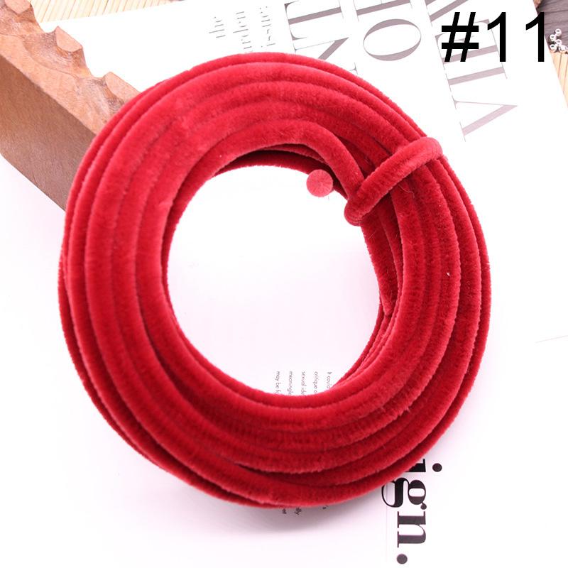 DIY Velvet Stick Flexible Handmade Twist for Hairpins Flowers Toys Wire Supplies