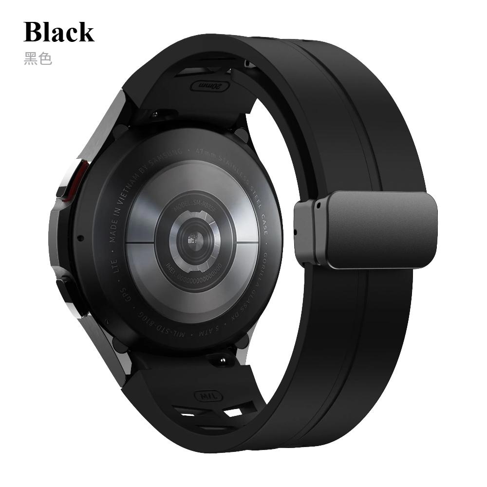 Magnetisches Silikonarmband ohne Lücke für Samsung Galaxy Watch 7 6 5 4 44mm 40mm Pro 45mm Armband Galaxy Watch6 Classic 43mm 47mm Band