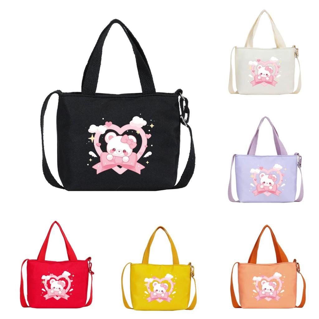 Toddler Kids Canvas Single Shoulder Bag For Daily Use With Reinforced Stitching