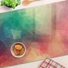 Tempered Glass Kitchen Board with Graphic Geometric Figures 80x52 cm