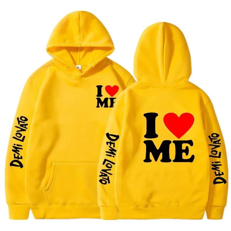 Demi Lovato Hoodies Men Fashion Letter Graphic Printed Sweatshirts Women Cool Harajuku Streetwear Hooded Pullover Jacket