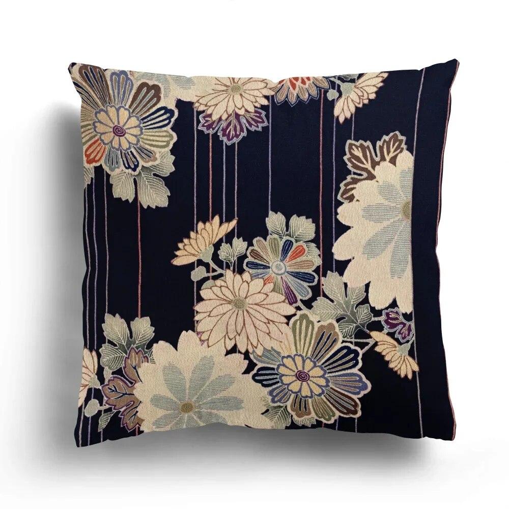 Retro Imitation Embroidery Totem Plush Pillowcase Sofa Cushion Cover Single  Four Seasons