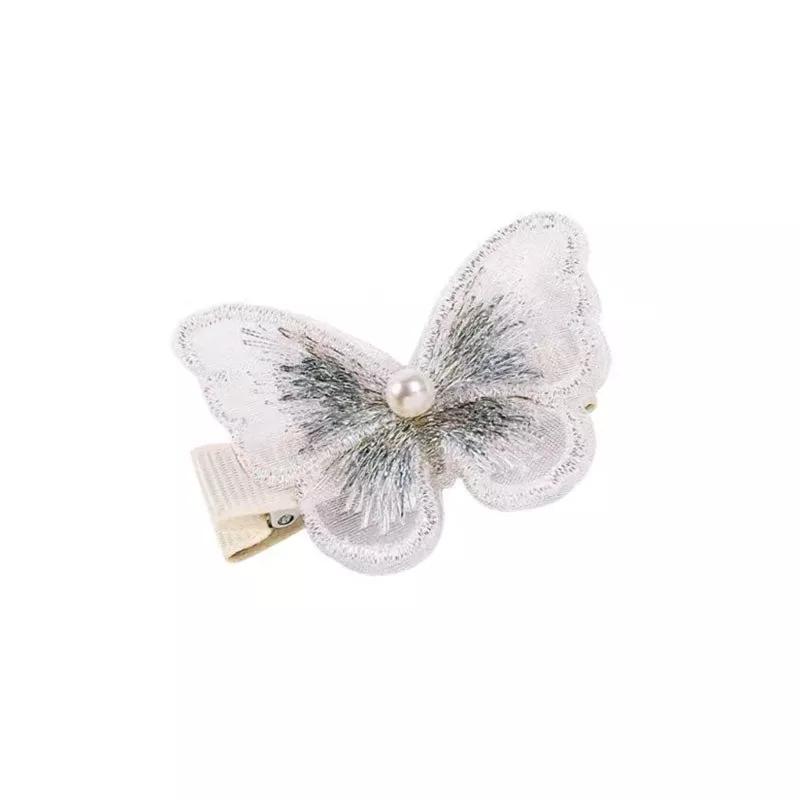 5CM Width 100Pieces/Pack Colorful Embroidery Butterfly DIY Garment Wedding Dress Hair Accessories Sewing Material for Hairgrips