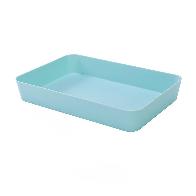 Drawer Divider Storage Box Kitchen Tableware Small Box Rectangular Plastic Desktop Cosmetics Storage