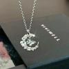 Butterfly Moon Necklace 1Pcs Korean Fashion Women Alloy Chain Cute Design Elegant Jewelry for Party and Daily Wear