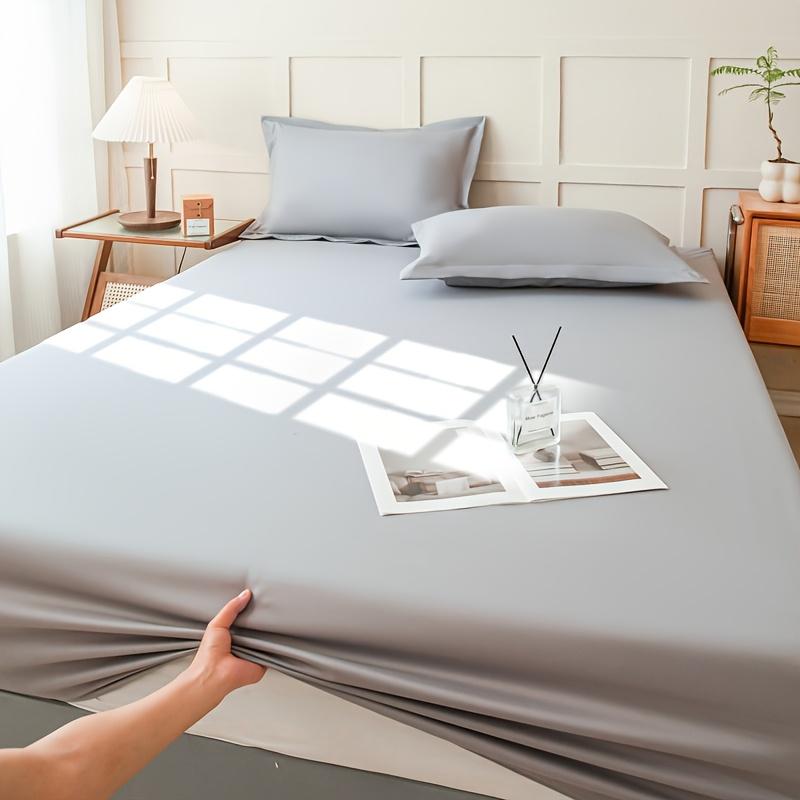 1pc High Quality Fitted Sheet, Waterproof Mattress Protector Without Pillowcase - Premium Microfiber, Pocketed Breathable Mattress Cover, Washable