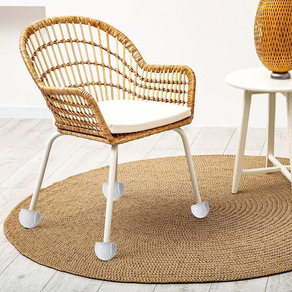 Chair Tennis Ball Furniture Legs Floor Protection Felt Pad Silent Anti Slip Rubber Glide Coverings For Bedroom Living Room